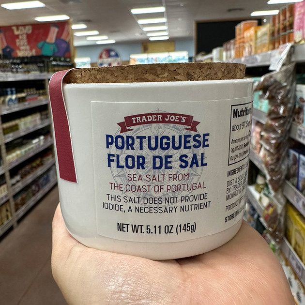 트레이더조 포르투갈 소금 스테이크용 해수염 145g