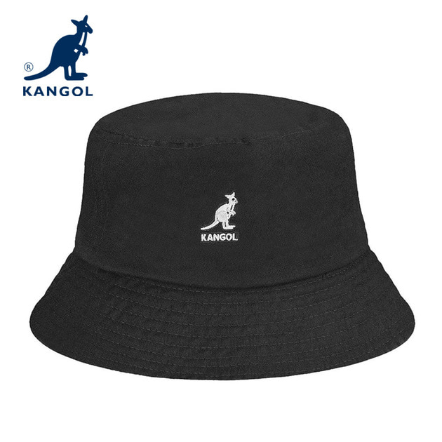 캉골 워시드 버킷햇 벙거지 모자 블랙 K4224HT-BK001